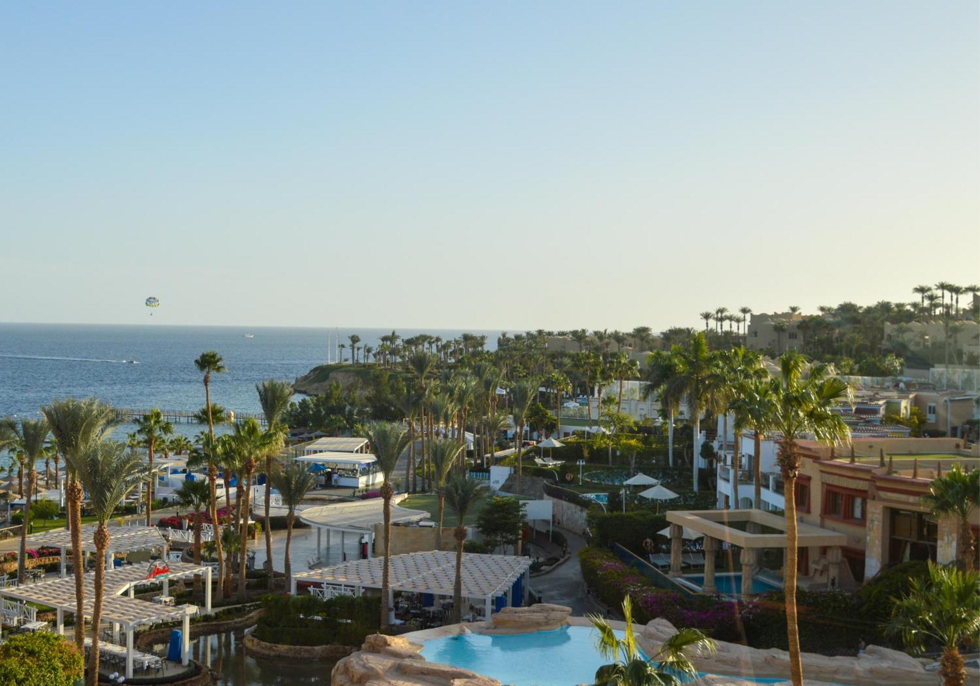 Hotel Royal Savoy Sharm El Sheikh Exterior foto View of the Red Sea from the resort
